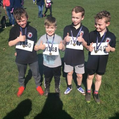 Cross country competition in Astley park